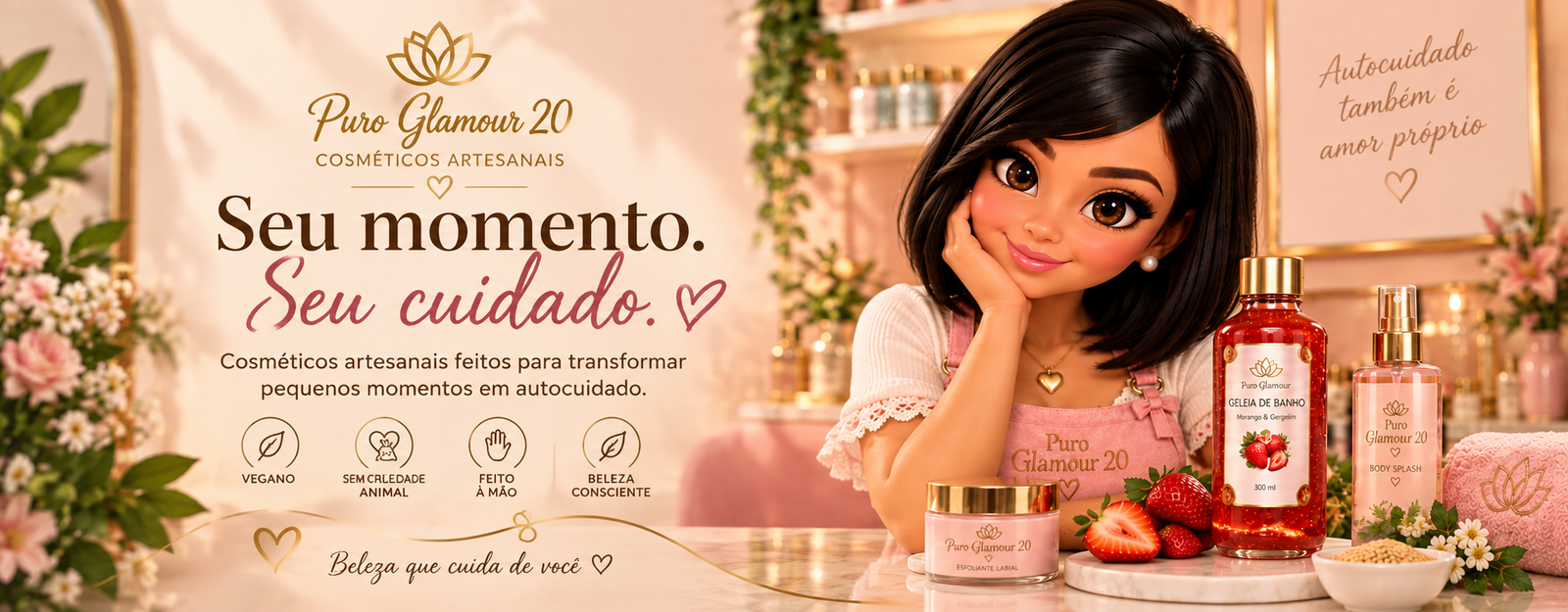 Puro Glamour 20 - Cosméticos Artesanais